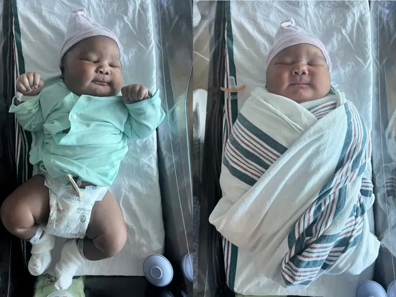 Florida’s Daniella Hines gave birth to a 6.5 kg baby, surprising parents and hospital staff with the exceptionally large newborn.