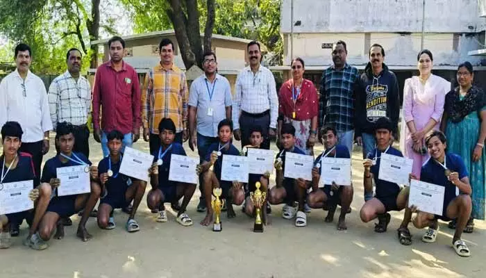 Teachers and officials commended the students for their hard work and encouraged them to excel further in upcoming state-level events.