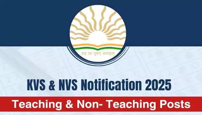 CBSE releases short notification for 12,799 posts in KVS & NVS. Candidates can apply online from Nov 14 to Dec 4.