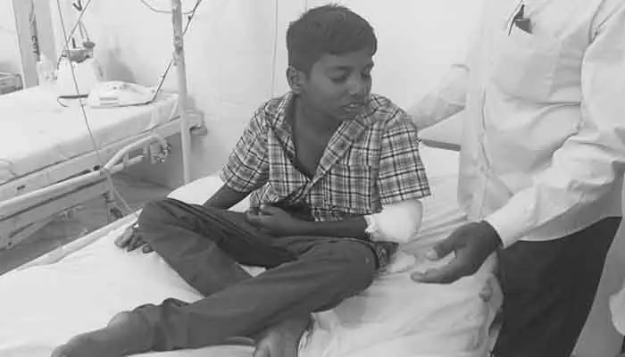 Headmaster suspended and education officer issued show-cause notice for negligence in student safety.