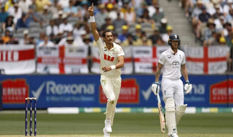 In Perth, England takes a 205-run lead over Australia in the first Test, showcasing a thrilling performance.