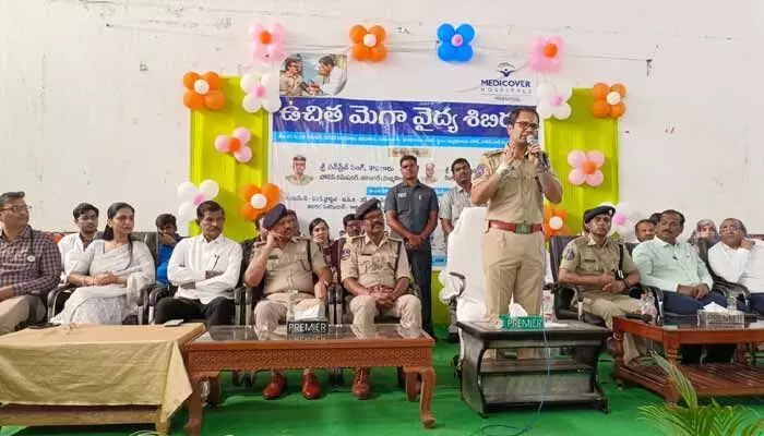 Warangal Police Commissioner launches a free medical camp for officers and their families with specialist consultations and essential medicines.
