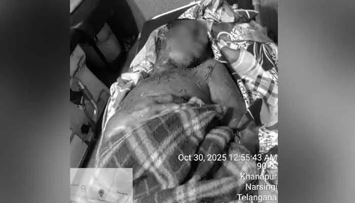 In Narsingi, intoxicated youth dies after falling on rocks. Family members can contact 9491039034.