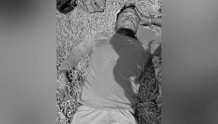 Labourer Muttiboy Munirangadu dies after coming into contact with electric wires set up in Govindapuram, Vikarabad.