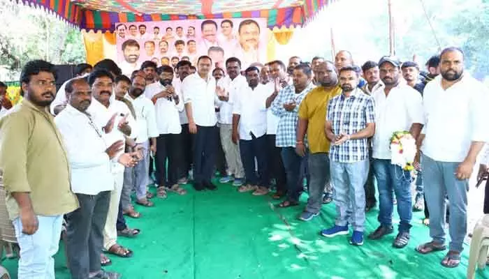 Autos sanctioned under G.O 263 distributed by MLA with support of local leaders.