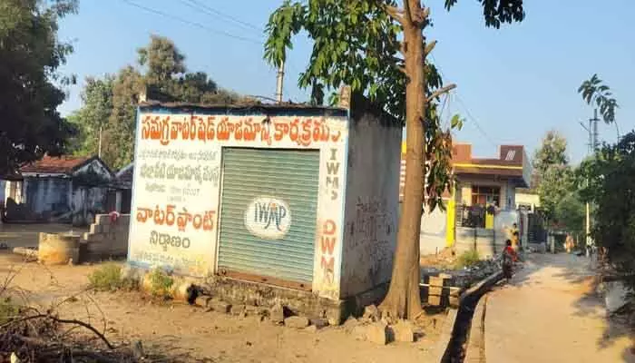 Nellibanda tribal hamlet's water plant is in disarray. Poor quality water is sold at double the price, causing public outrage and health issues.