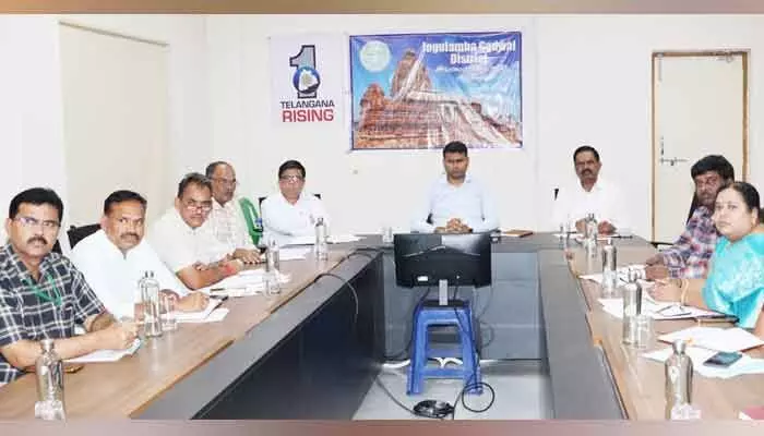 76 out of 81 paddy procurement centers opened in Jogulamba Gadwal; full arrangements made to ensure smooth procurement for farmers.